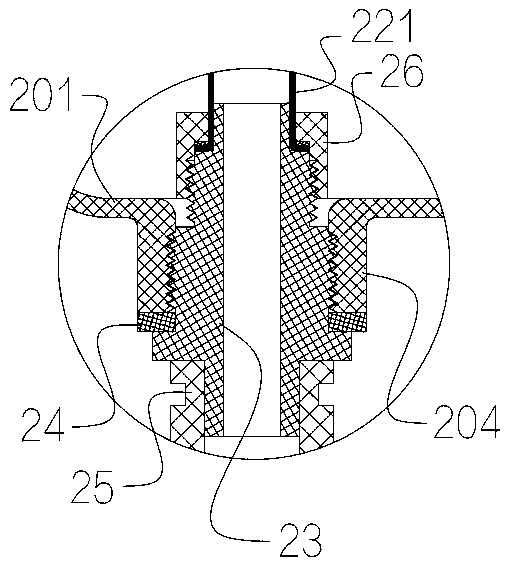 Water gun connected with three-opening water storage box