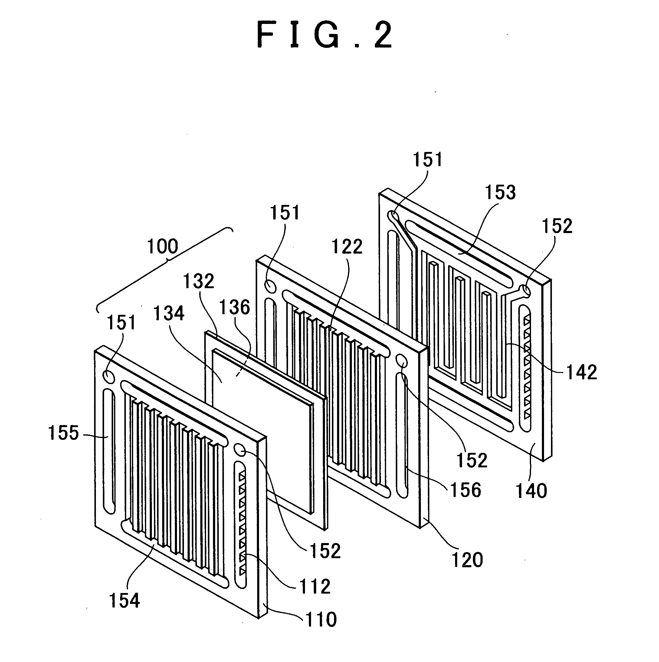 Fuel cell having stack structure