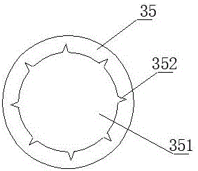 Gas detonation device convenient to inflate