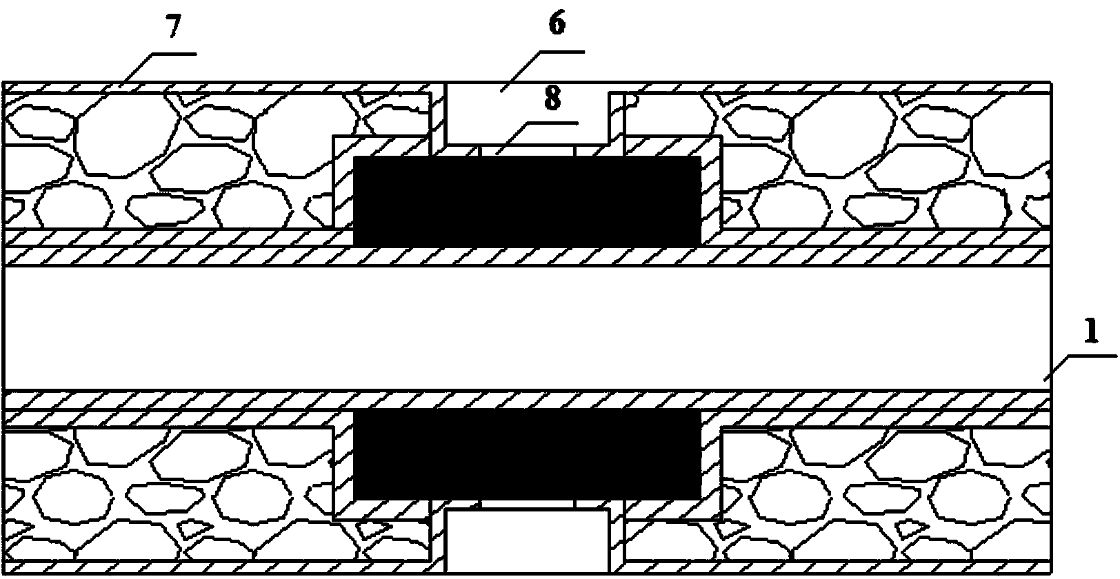 Printed circuit board blind hole manufacturing method and structure