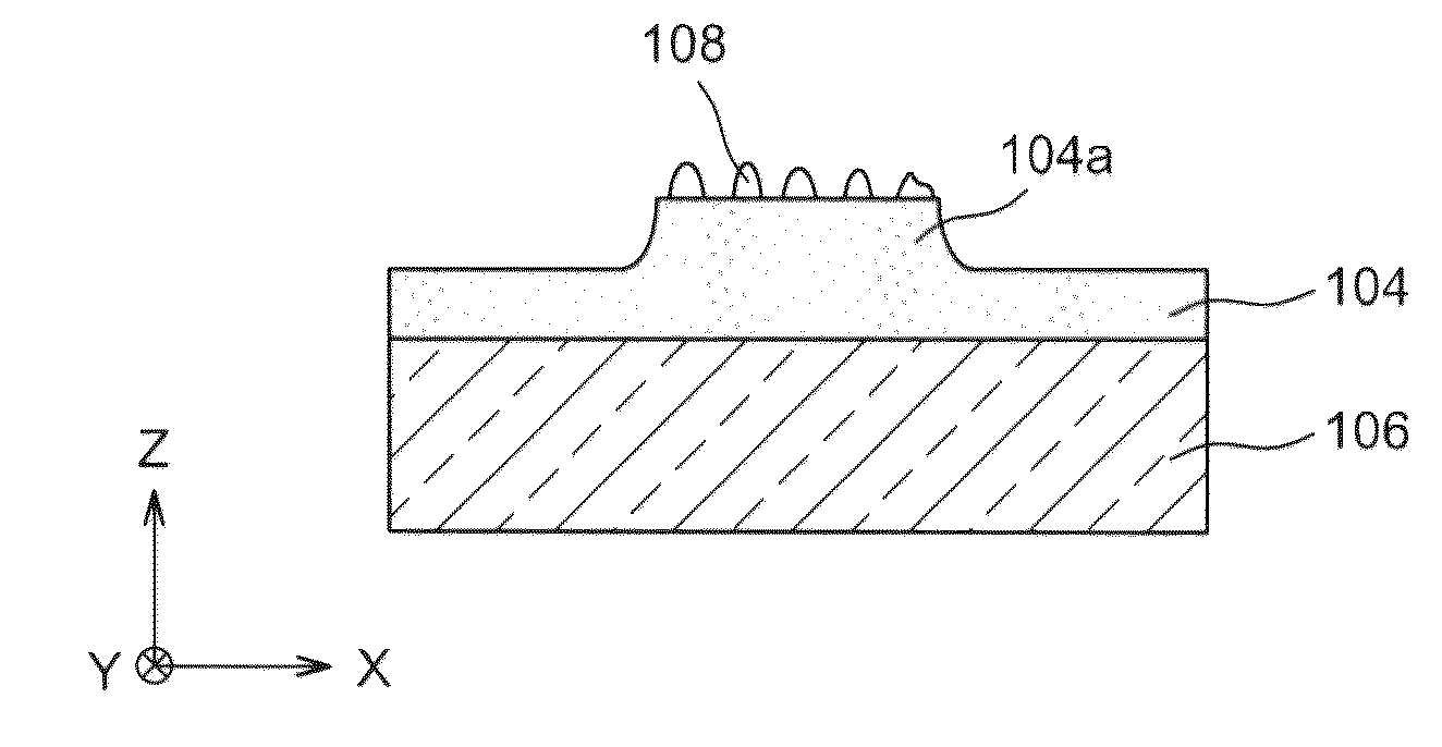 Method for making semi-conductor nanocrystals oriented along a predefined direction