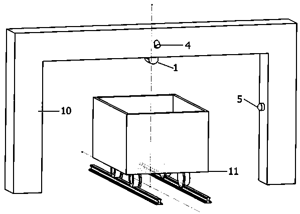 Device and method for detecting railway boxcar