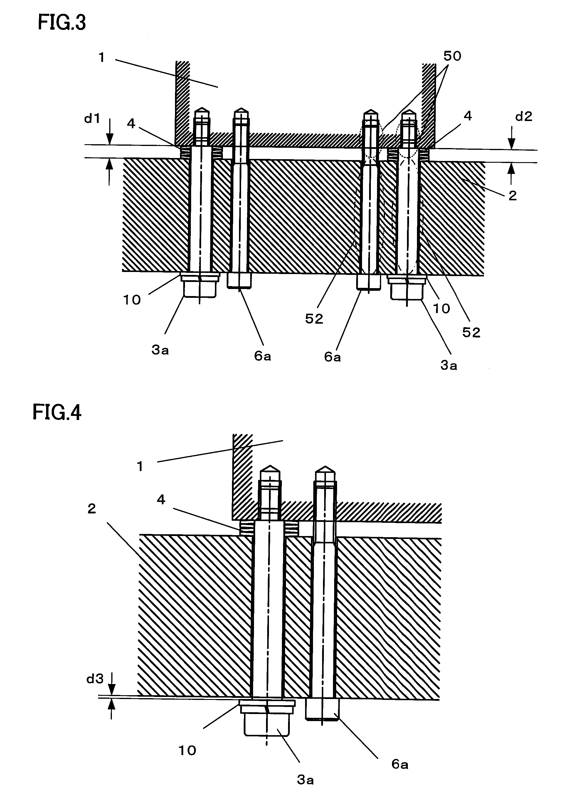 Movable platen support mechanism