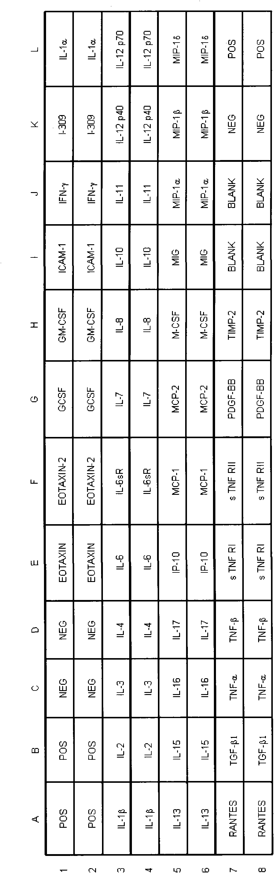 Protein chip kit for detecting inflammatory factors and preparation method thereof
