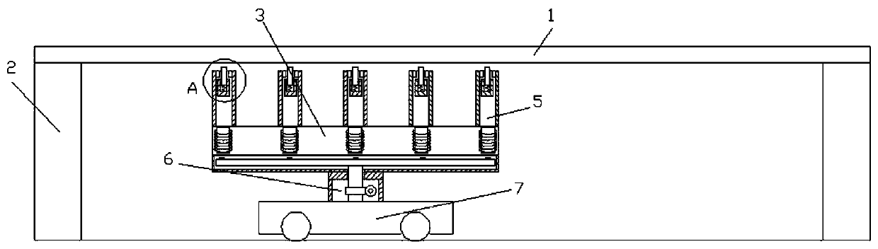 Electromagnetic suspension massage bed