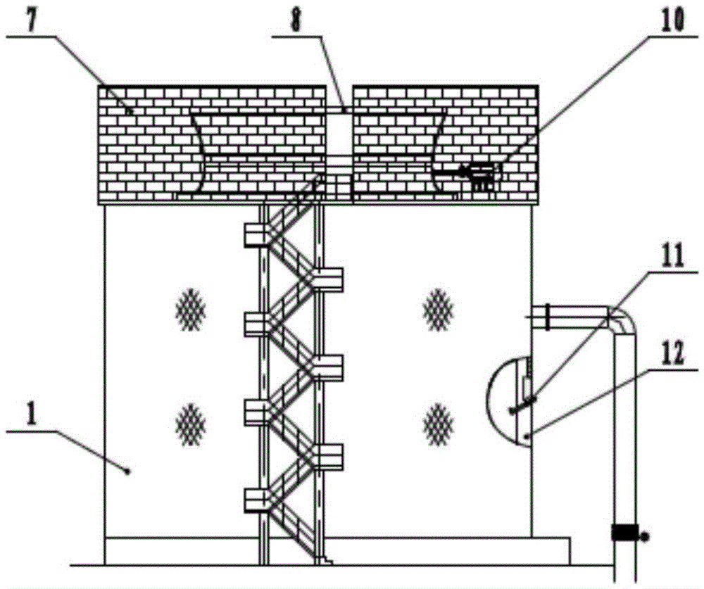 Low-noise cooling tower system