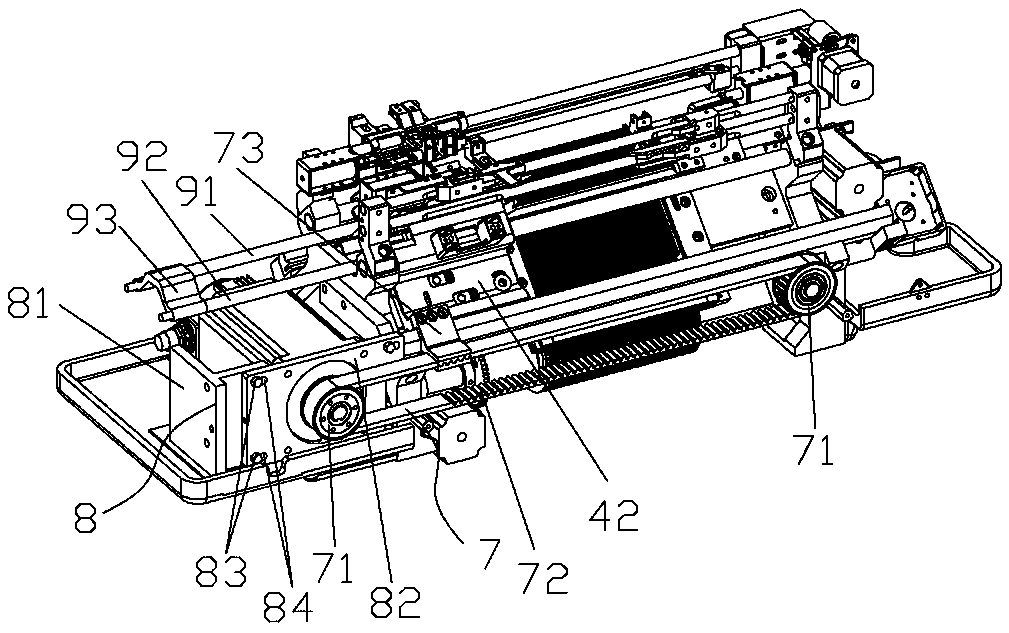 Main drive mechanism used for flat knitting machine