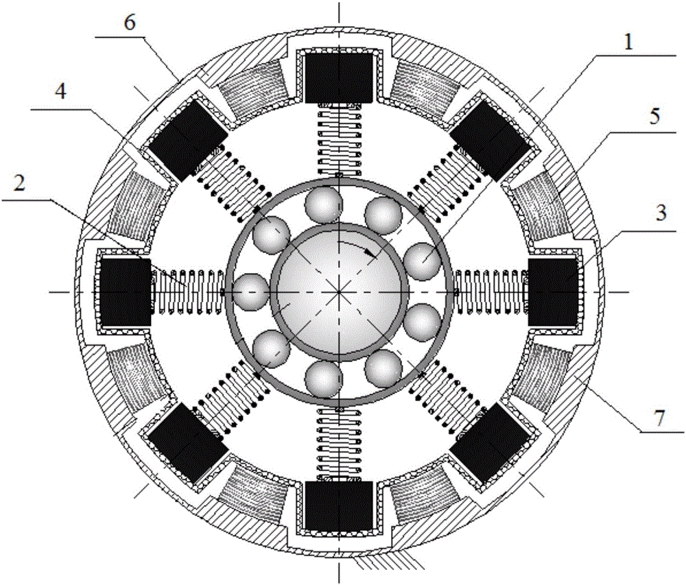 Piezoelectric energy harvesting bearing used for rotating machines