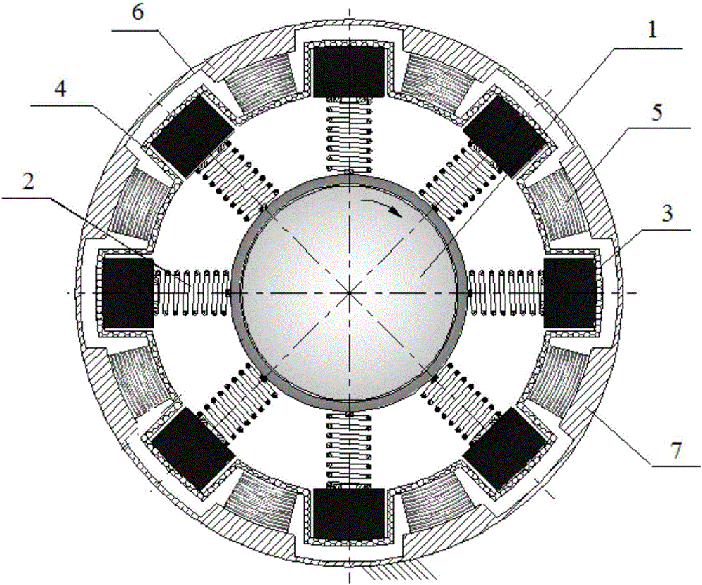 Piezoelectric energy harvesting bearing used for rotating machines