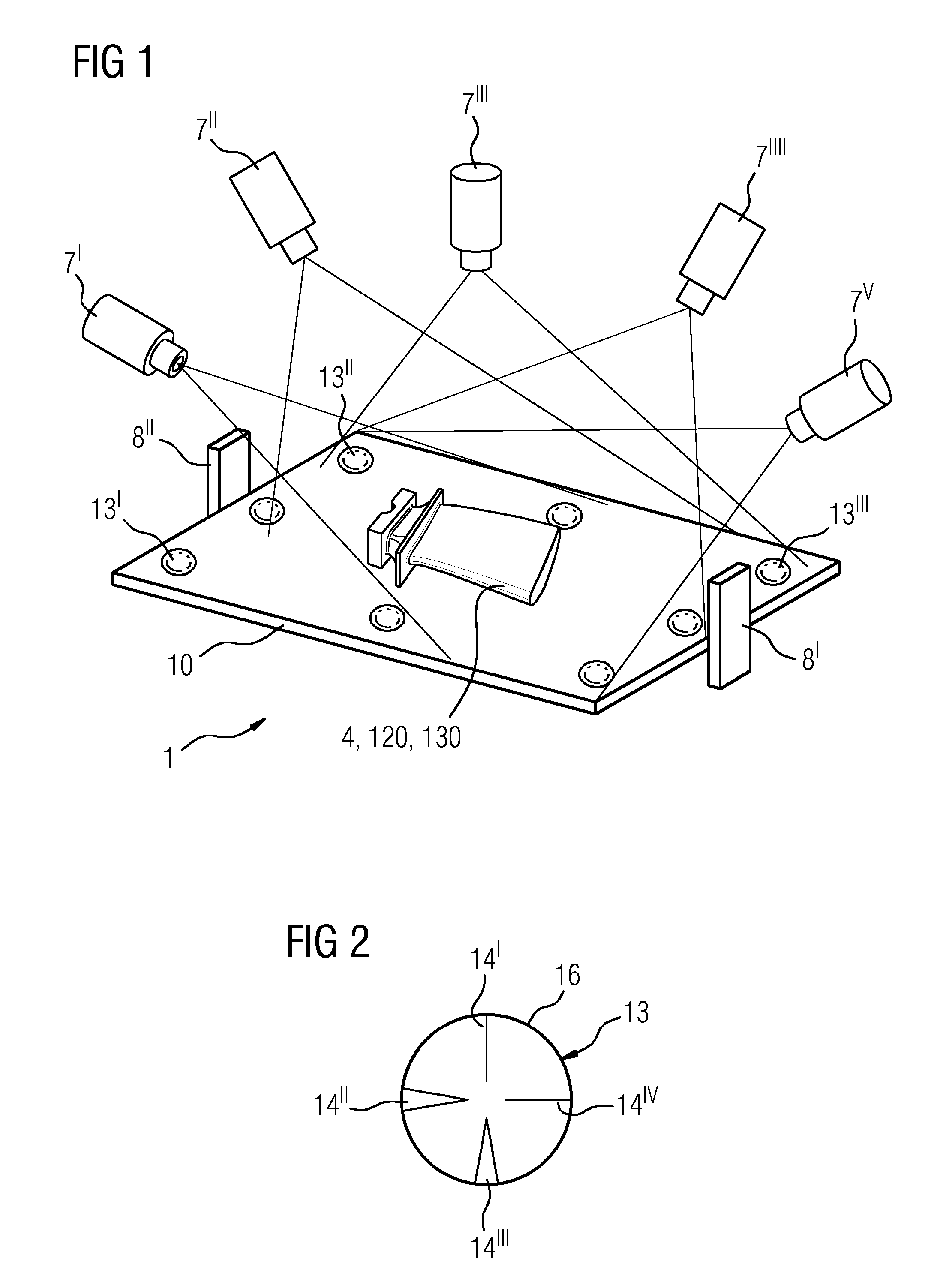 Method for object marking using a three-dimensional surface inspection system using two-dimensional recordings and method