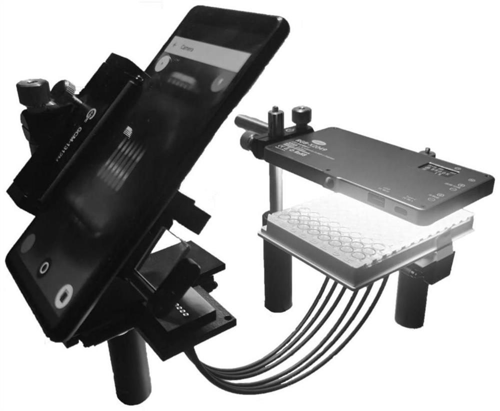 Multi-channel water quality colorimetric analyzer based on imaging