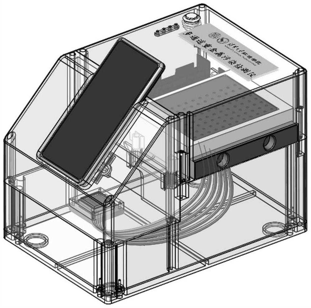 Multi-channel water quality colorimetric analyzer based on imaging