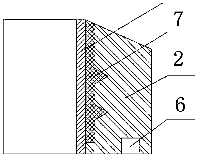 Compression-resisting sealing flange