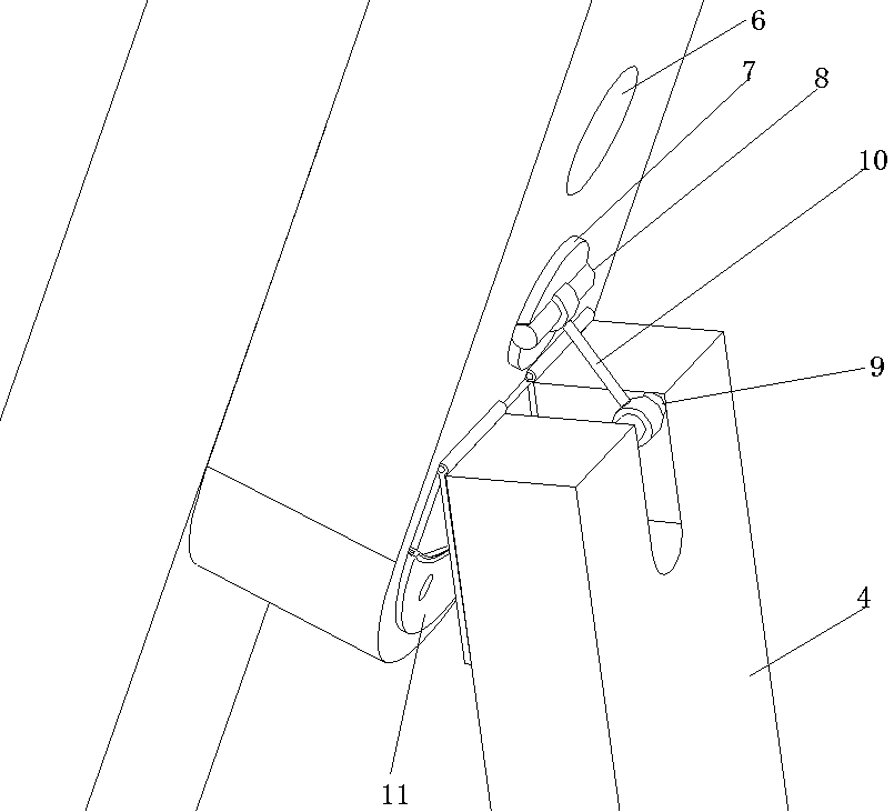 A chain type fully folding ladder