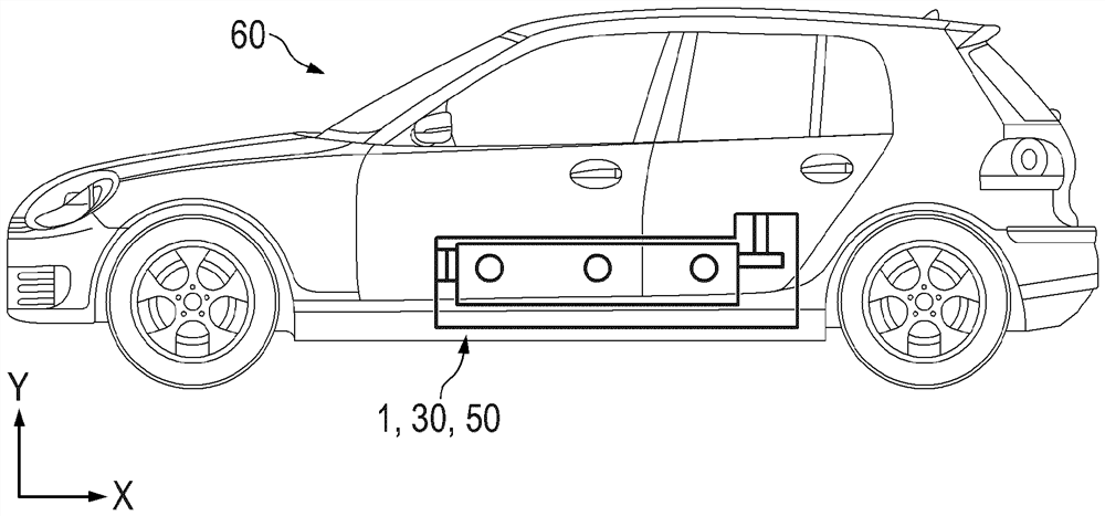 Receiving device for memory module and motor vehicle having receiving device