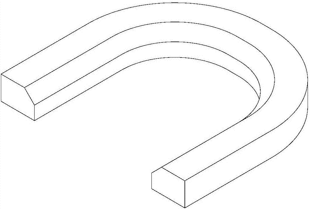 A progressive stamping die for u-shaped parts