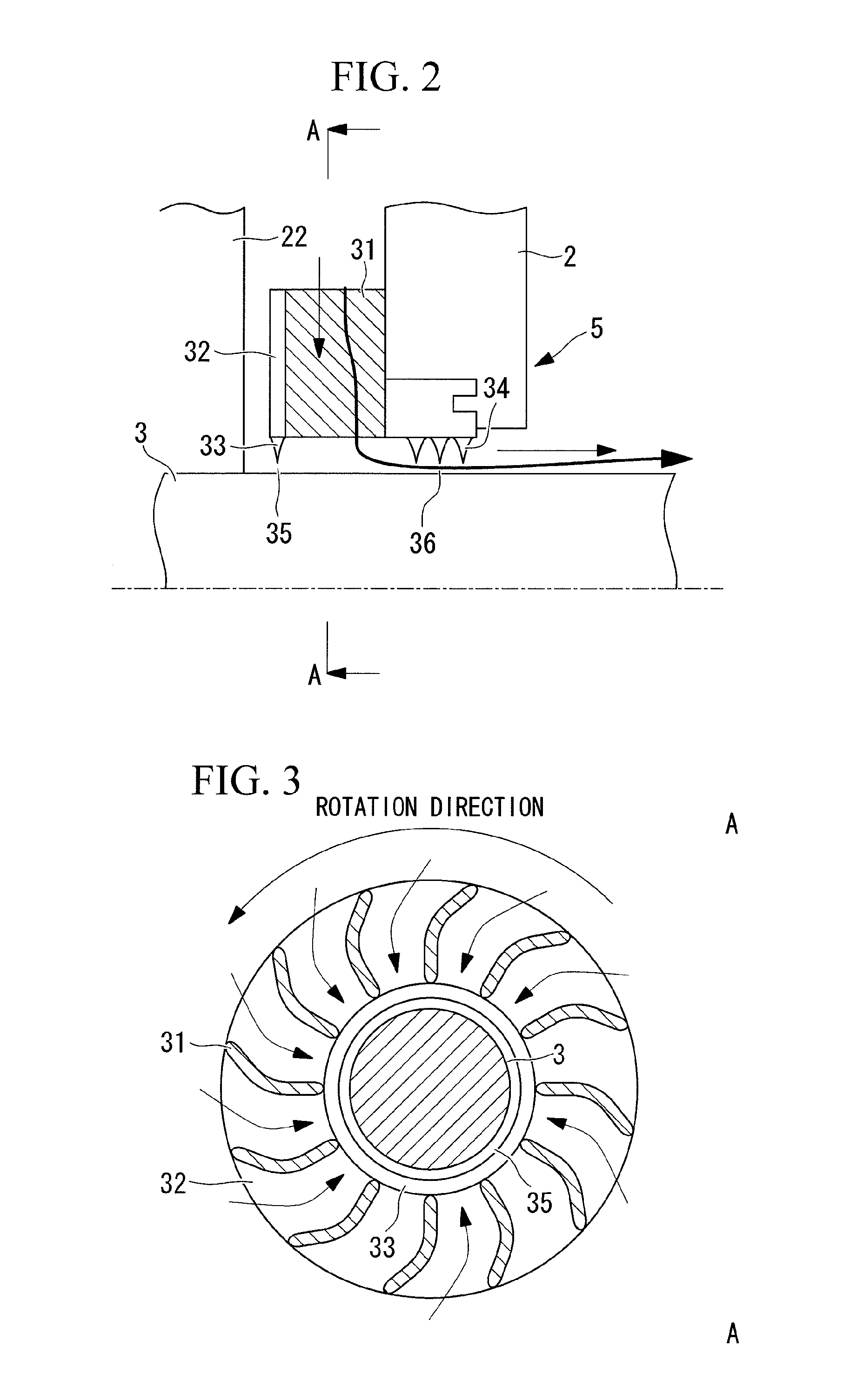 Sealing device for rotary fluid machine, and rotary fluid machine