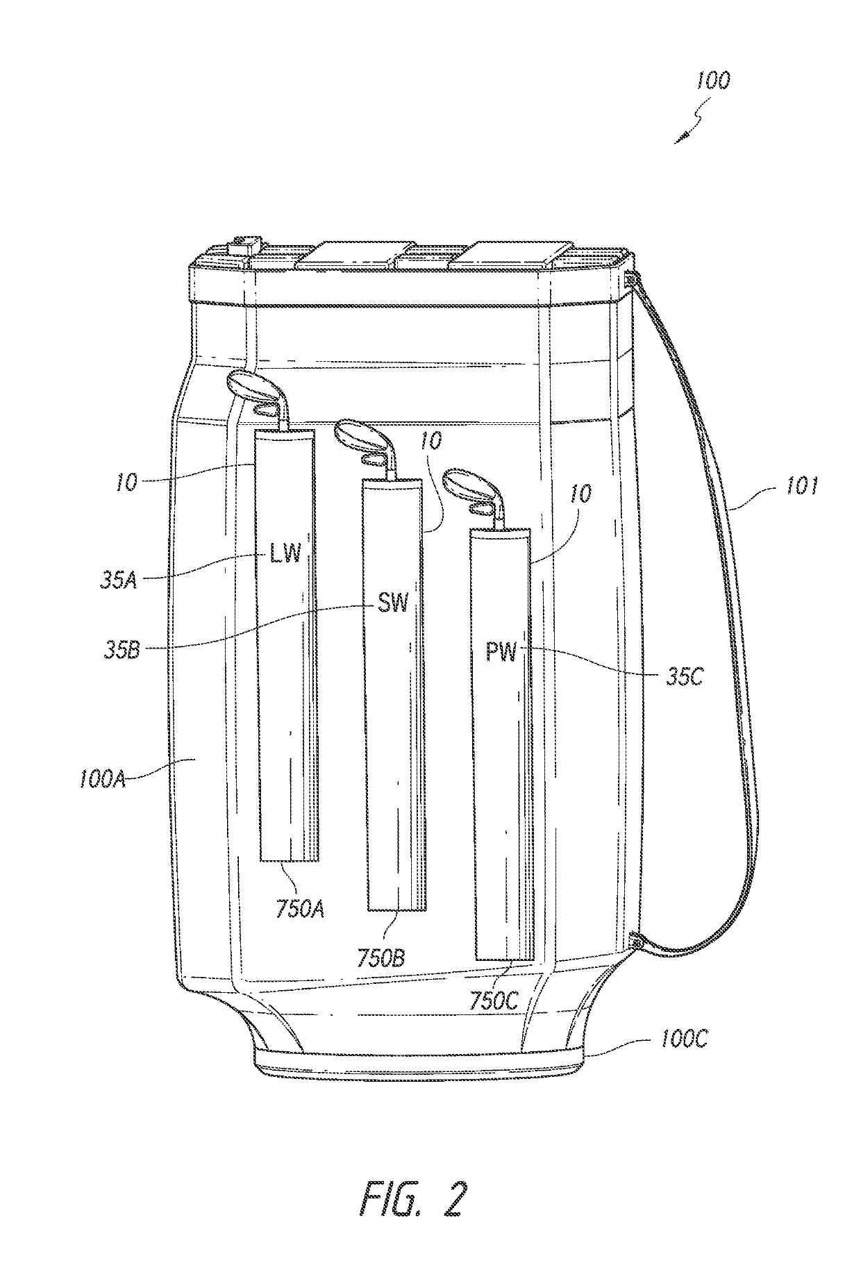 Golf bag with club spacing features