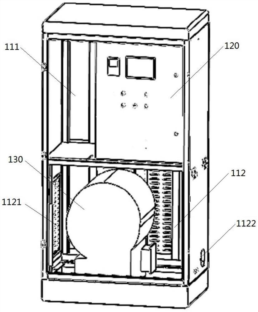 Electric control system for aerobic fermentation composting