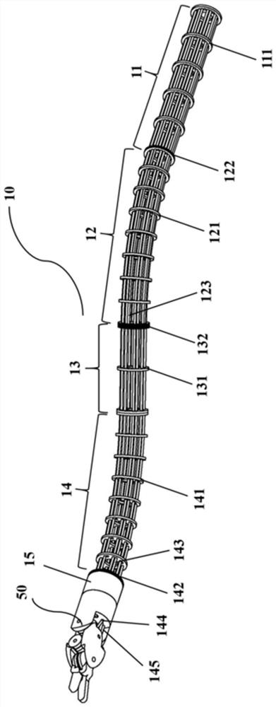 A flexible surgical tool system