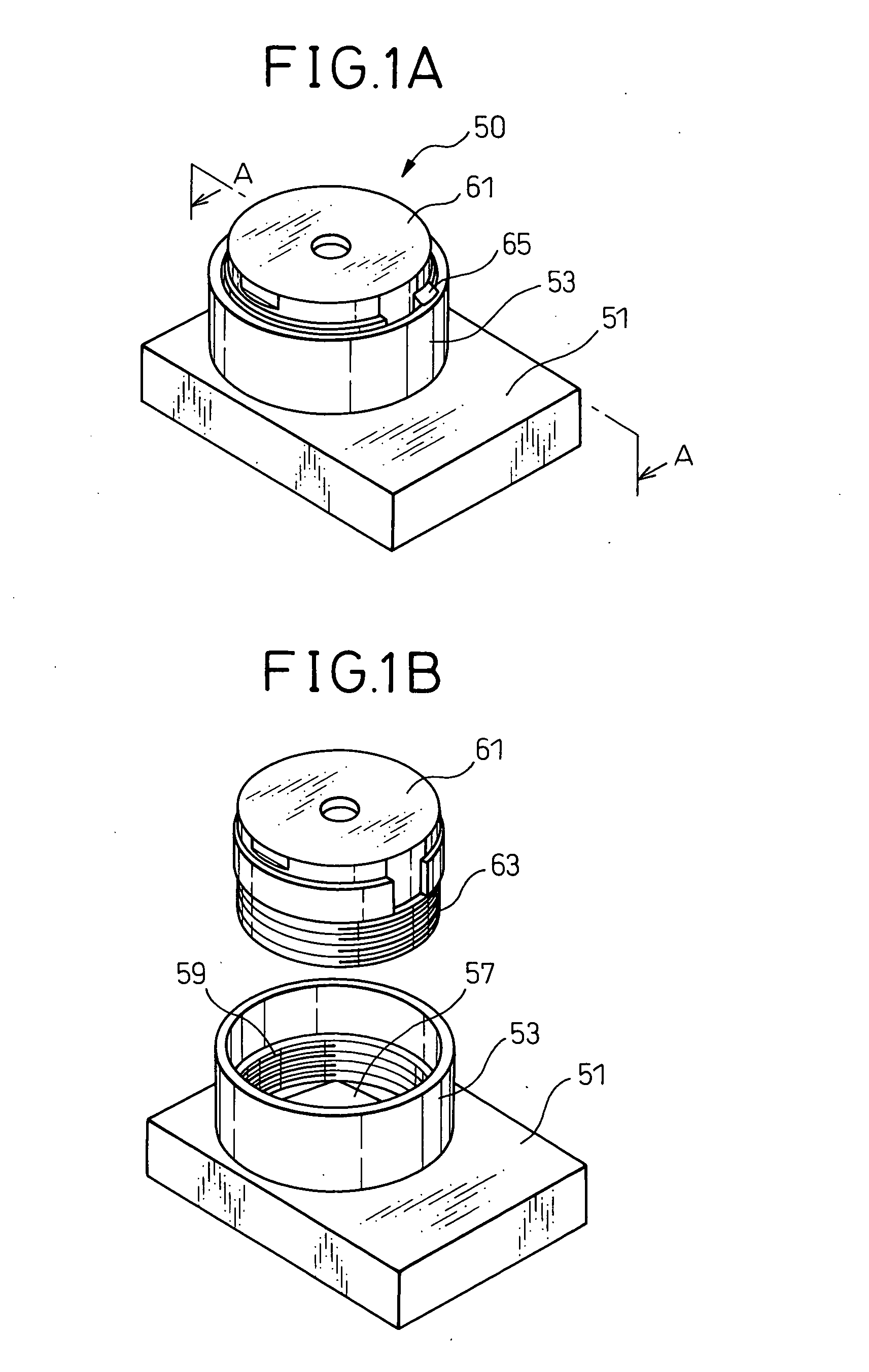 Imaging device, method of production of same, and holding mechanism of same