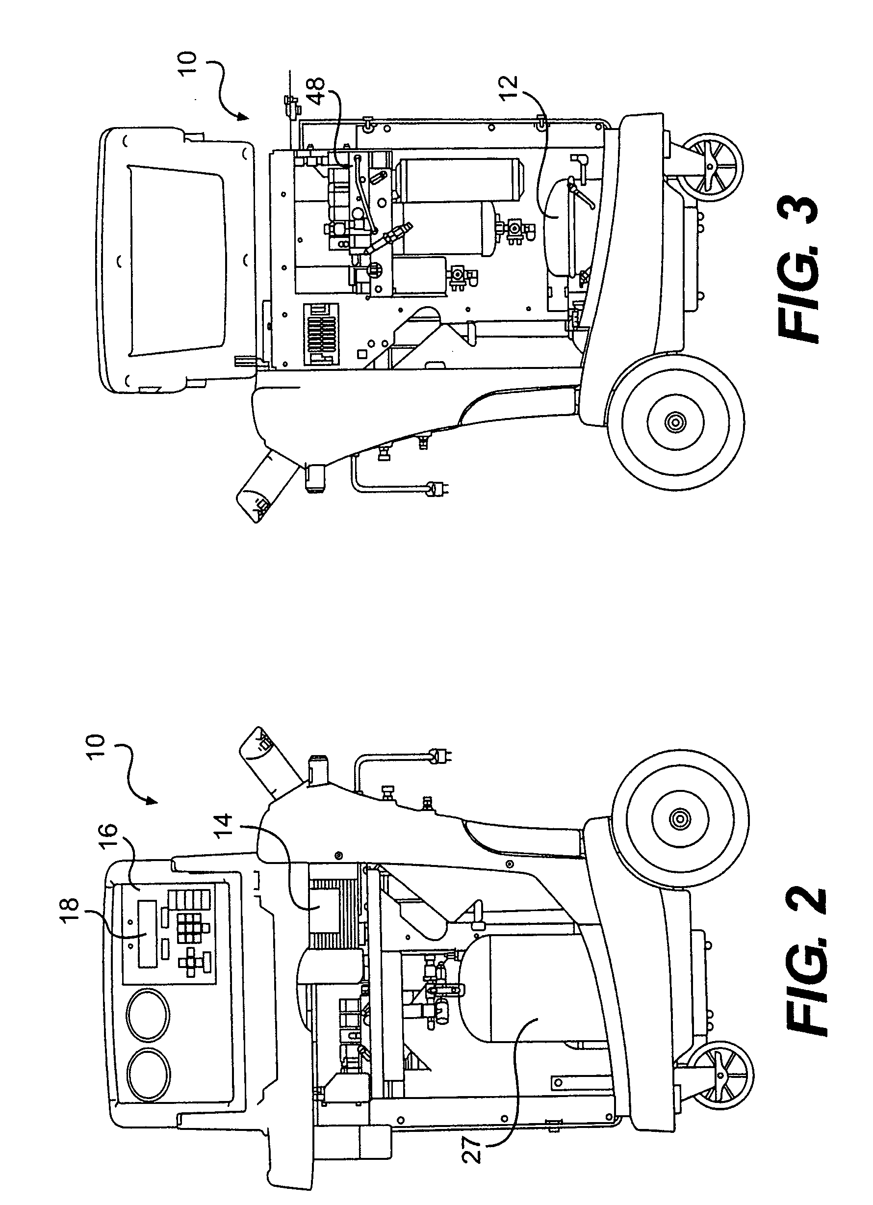 Refrigerant recovery apparatus with variable vacuum time and method