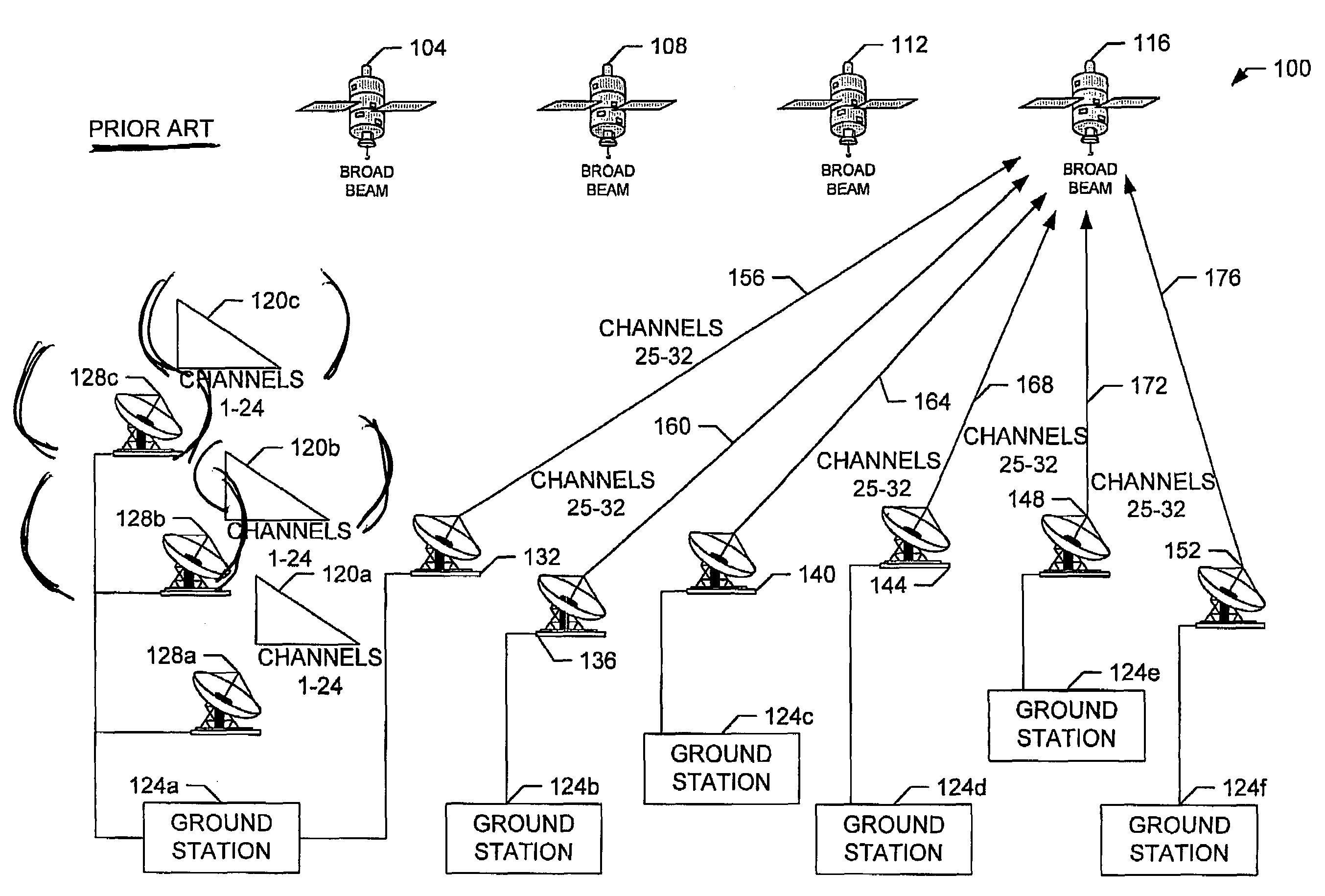 Systems and methods for sharing uplink bandwidth among satellites in a common orbital slot