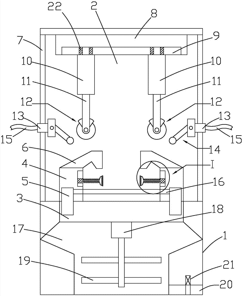 Grinding device for production of machine part