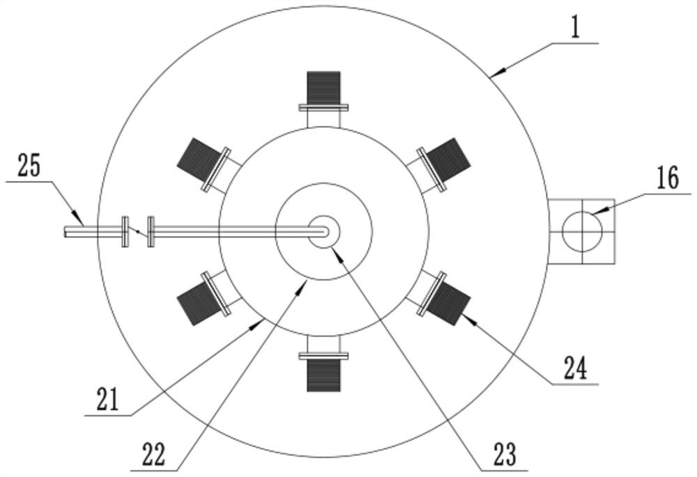 Intensive aeration internal circulation iron-carbon micro-electrolysis device