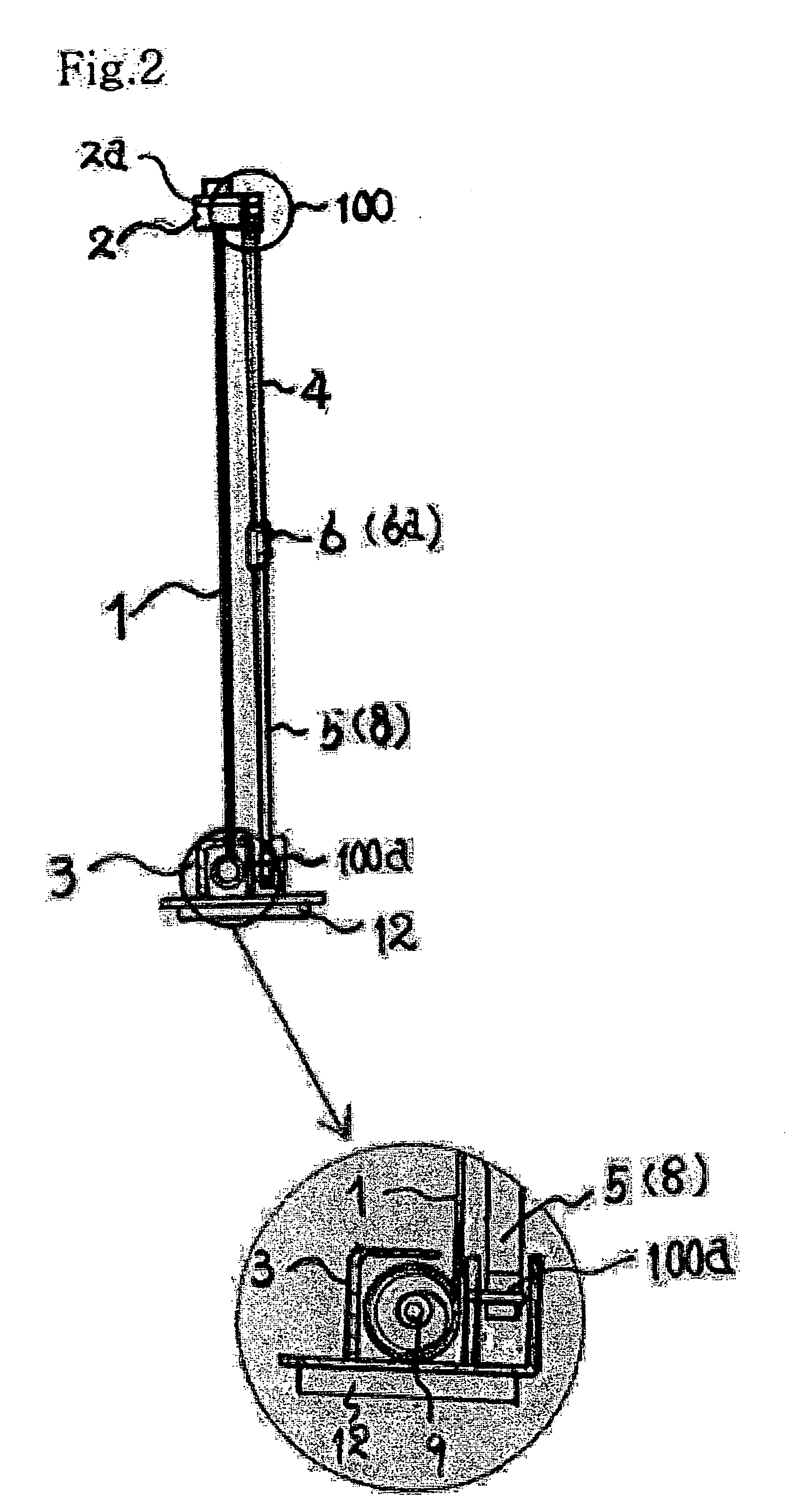 Portable screen device with dual shaft structure