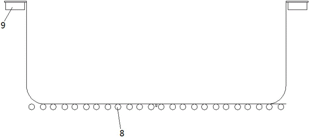 Working method of the fluctuation of water aquaculture tank