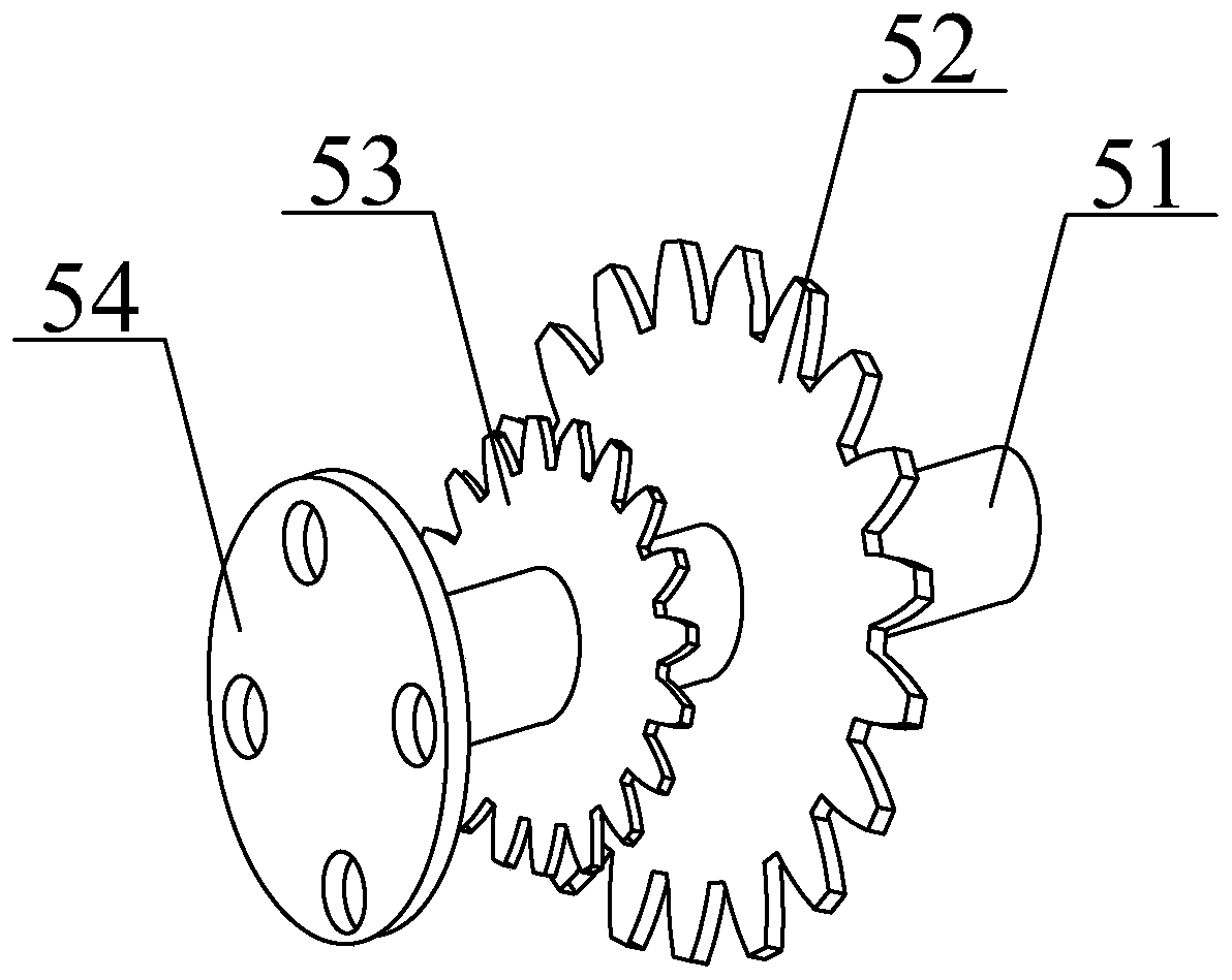 Hand-operated rotary disc brush driving device