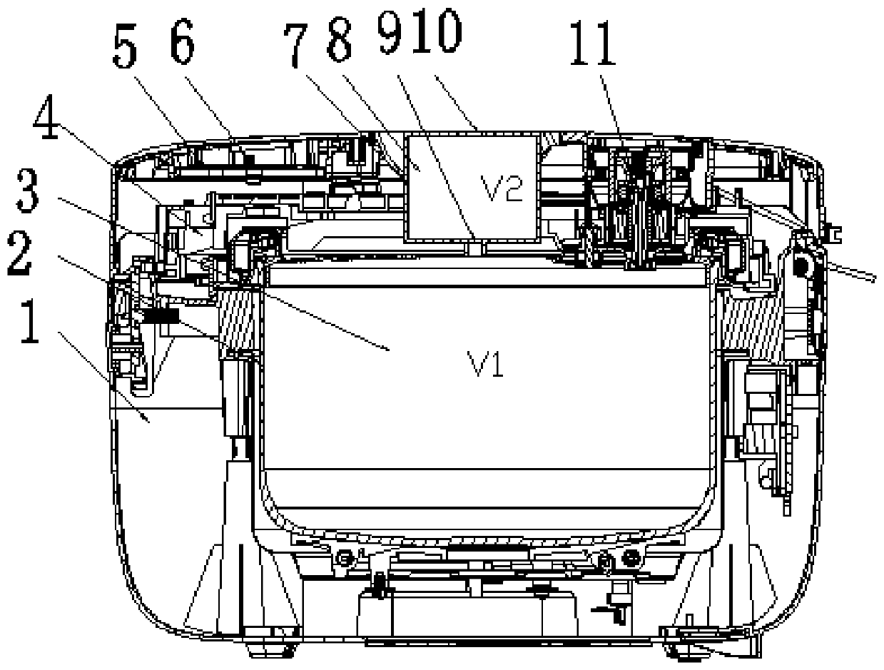 Rapid pressure relief mechanism of electric pressure cooker and control method