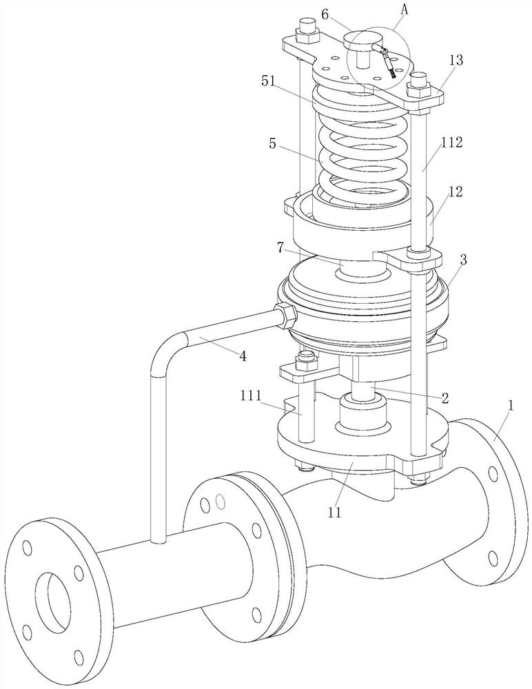 Supermicro-pressure self-operated pressure regulating valve