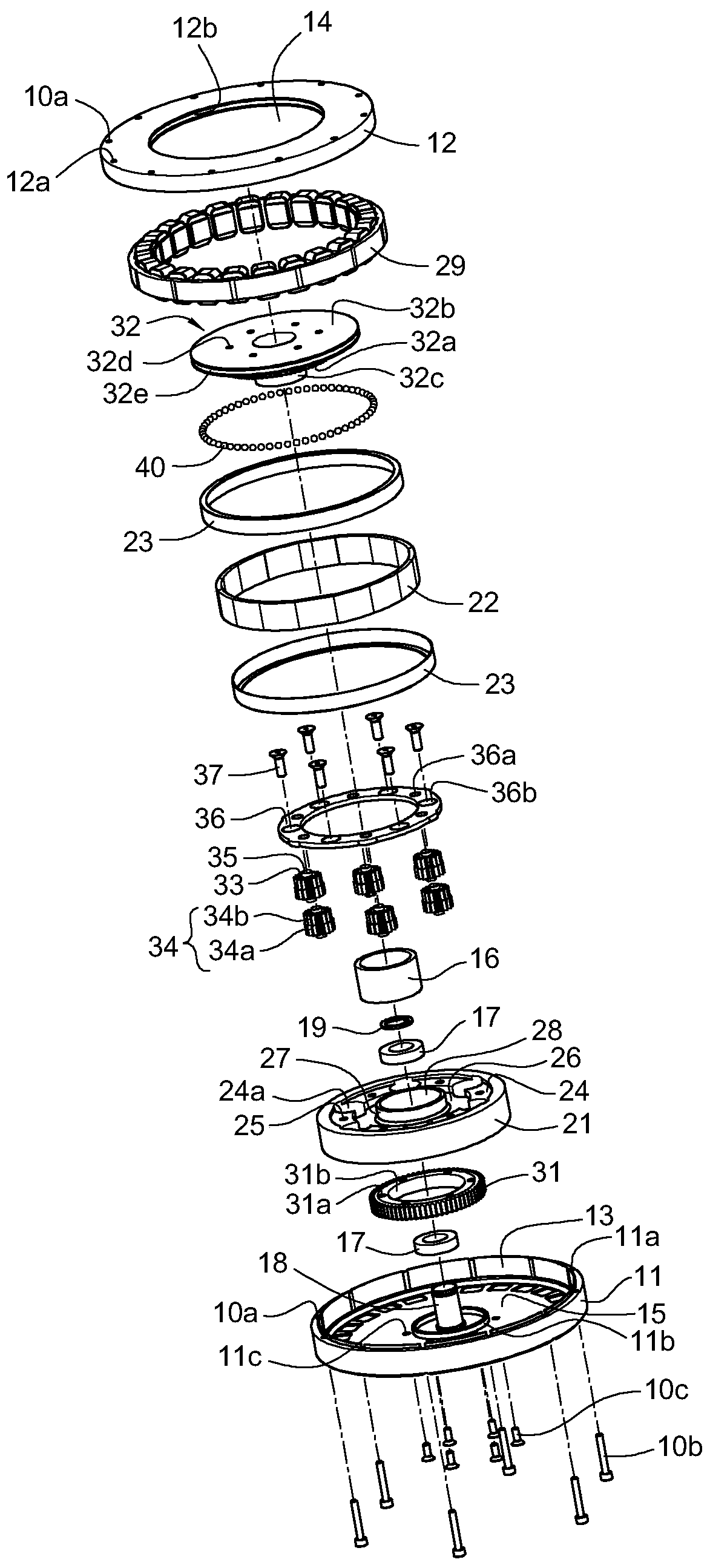 Motor reducer module