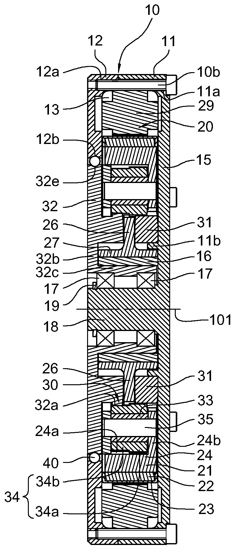 Motor reducer module