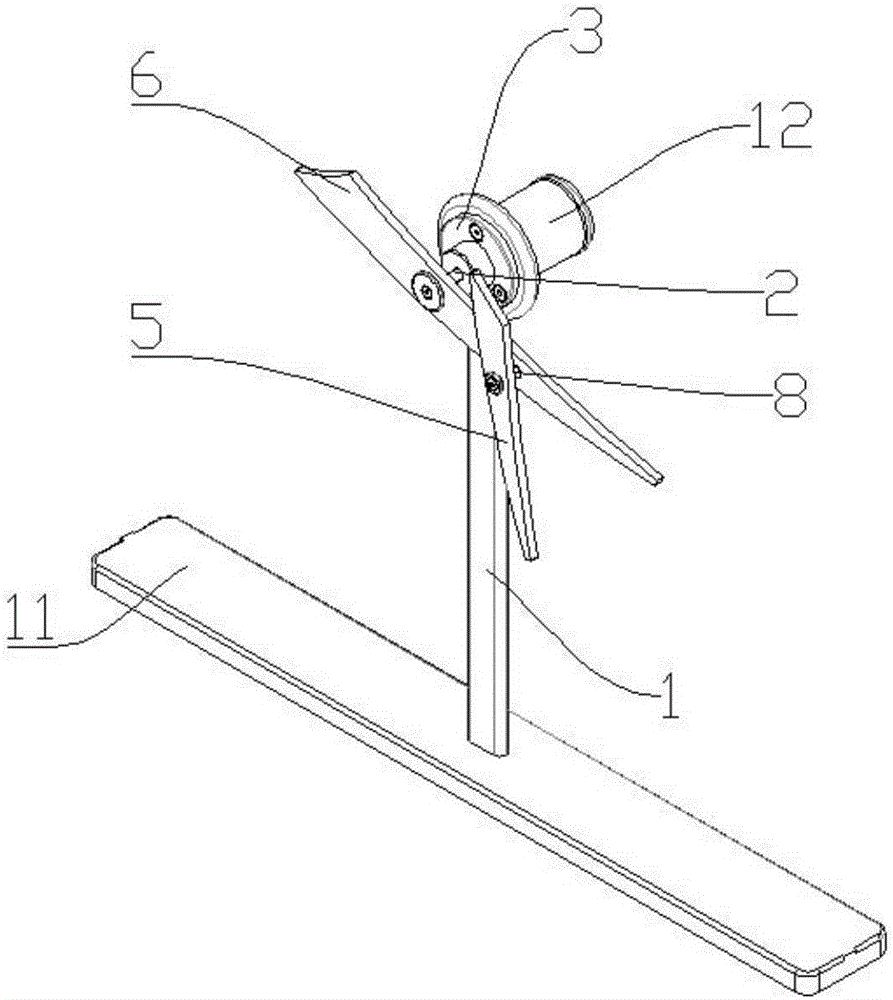 Chaotic pendulum device capable of continuously demonstrating