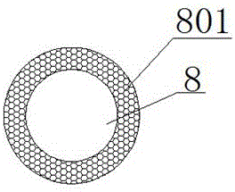 Oil-water separation device for separating and recycling edible oil