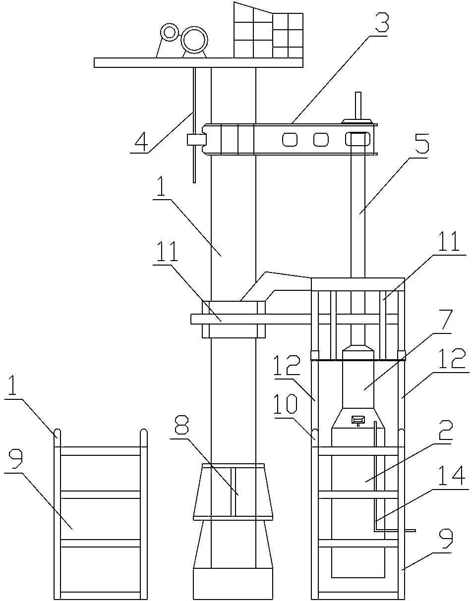 Double-smelting-position alternate vacuum self-consuming furnace