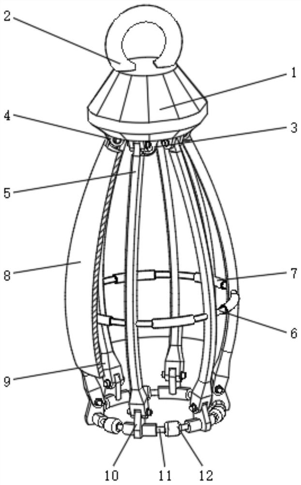 A safety protection device based on outdoor deep well rescue