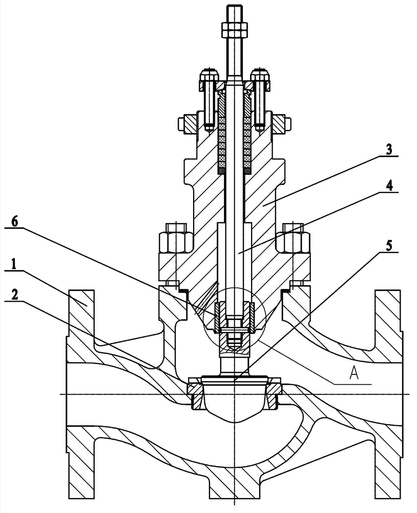 Anti-drop structure for regulating valve bushing
