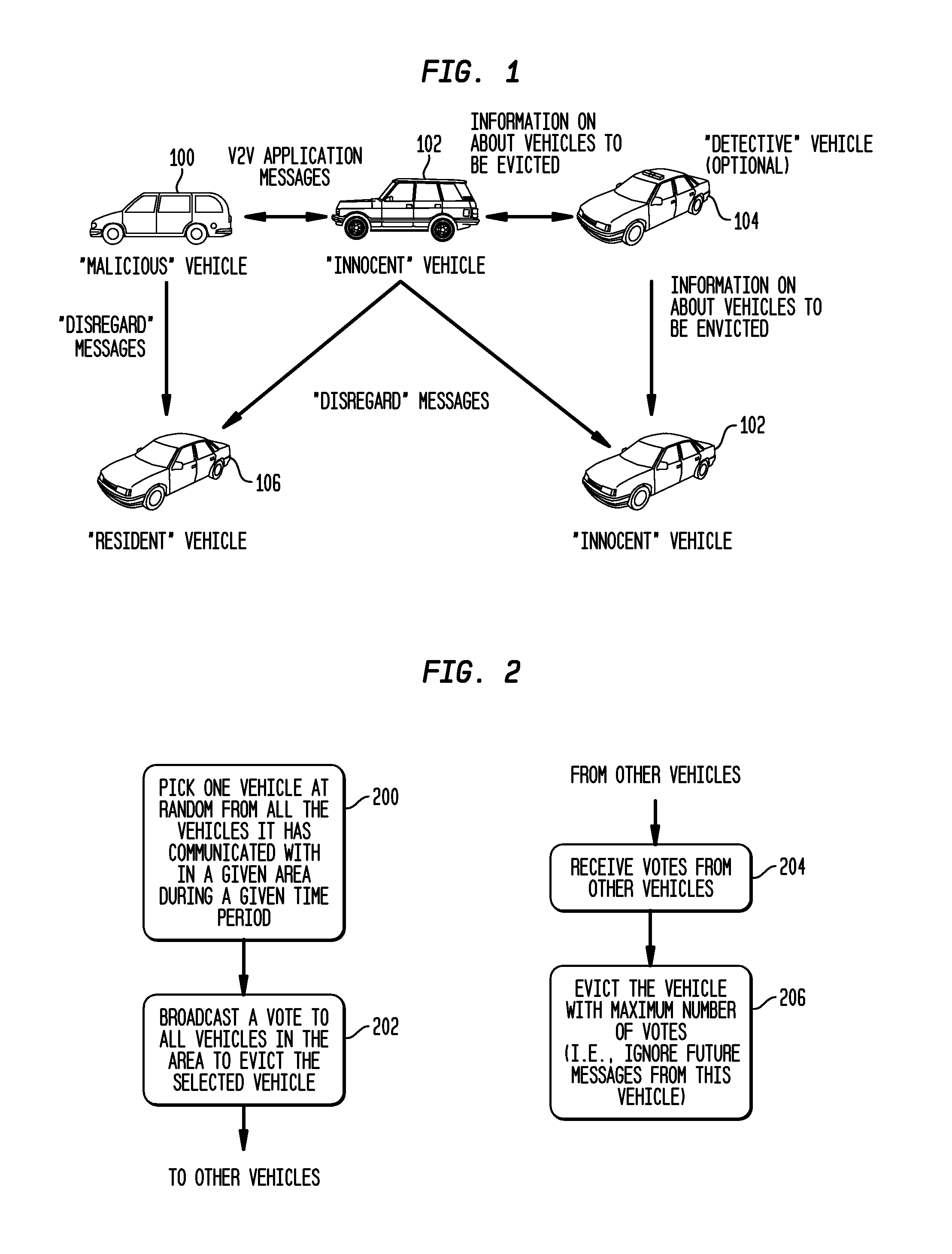 System and Method for Detecting and Evicting Malicious Vehicles in a Vehicle Communications Network