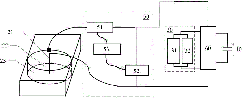 Dynamic electricity simulation device used for depletion-drive development