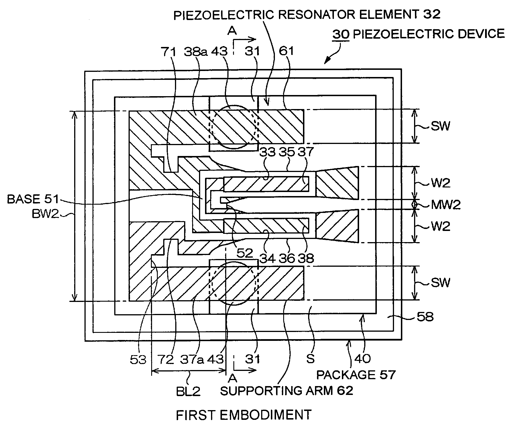 Piezoelectric resonator element and piezoelectric device