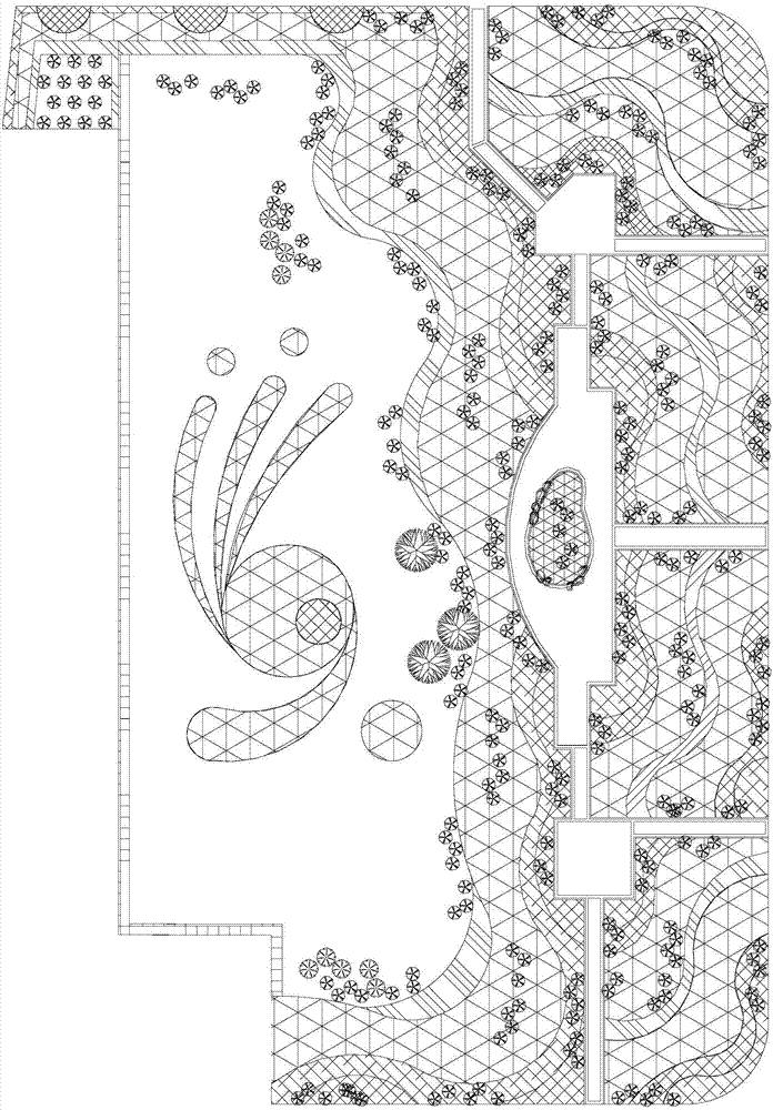 Medium and high-end greening methods for moderately severe saline-alkali land