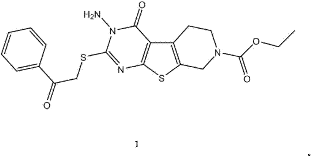 Application of tetrahydropyrido[4,5-]thieno[2,3-]pyrimidin-4(3)-one compound in pharmacy