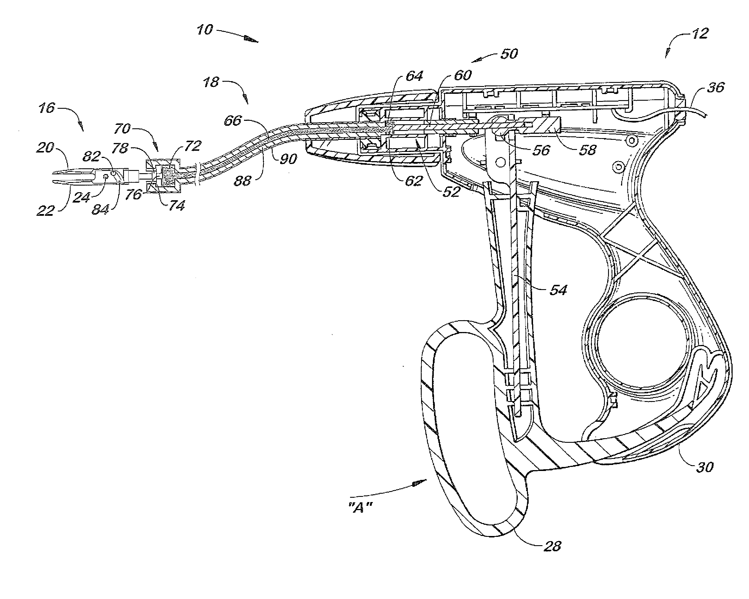 Method of Transferring Force Using Flexible Fluid-Filled Tubing in an Articulating Surgical Instrument