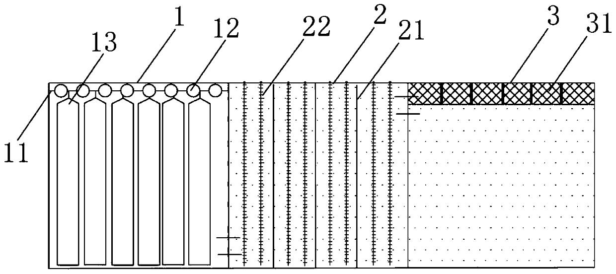 Pond in-situ culture tail water treatment system