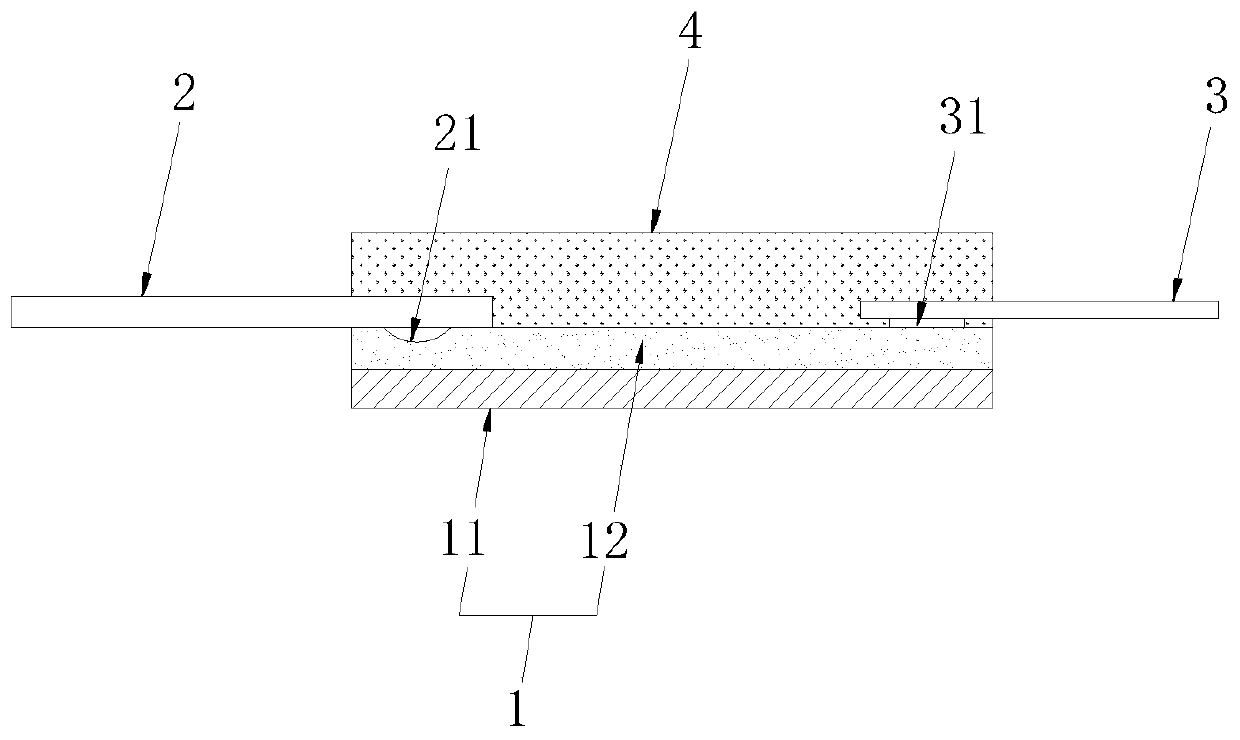 Manufacturing method of amorphous metal thin-strip corrosion electrode