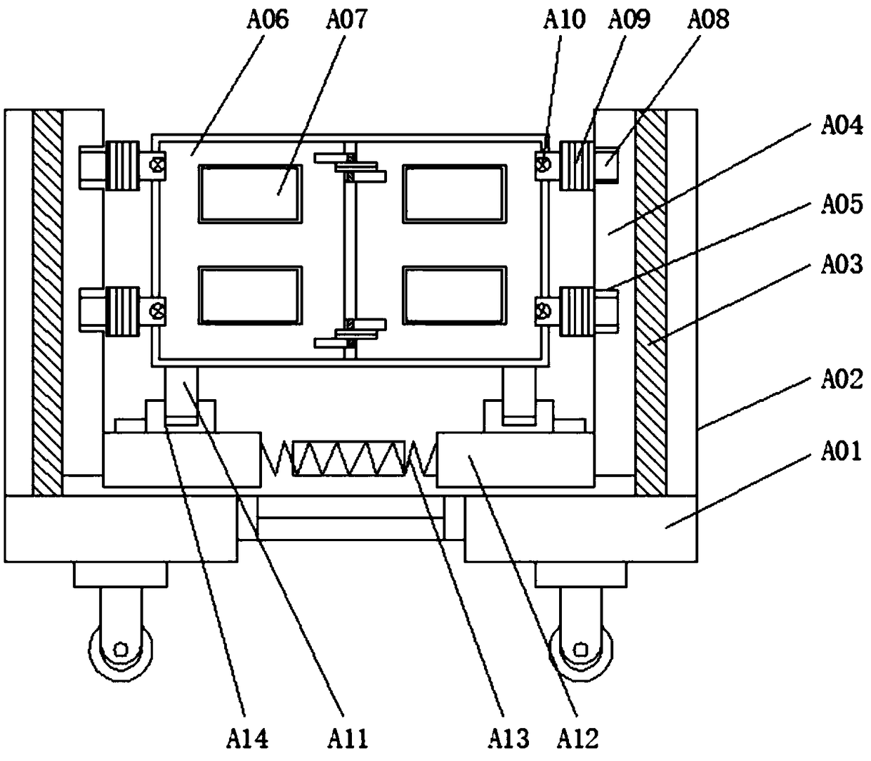 Clamping type sales device for display of electronic products